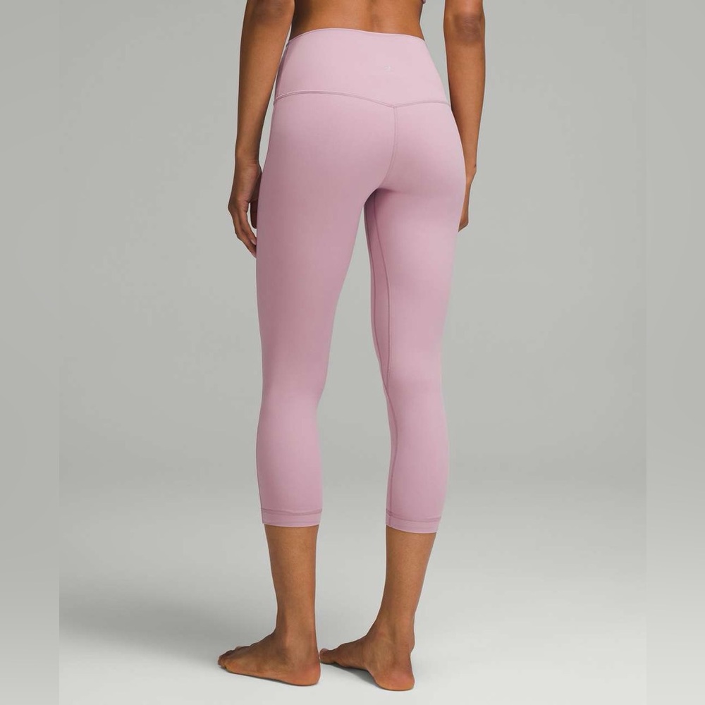 Lululemon Rose Blush Align High-Rise Crop 23" Size 6 - Picture 2 of 7